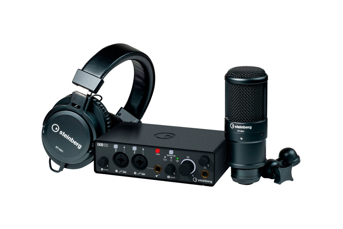 Steinberg IXO22 USB-C Audio Interface - Recording Pack