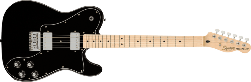 Squier Affinity Tele Deluxe Electric Guitar, Black