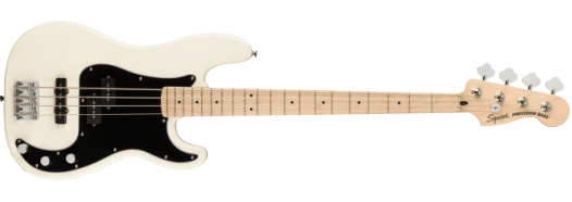 Squier by Fender Affinity Series Precision Bass PJ, Maple Fingerboard, Olympic White