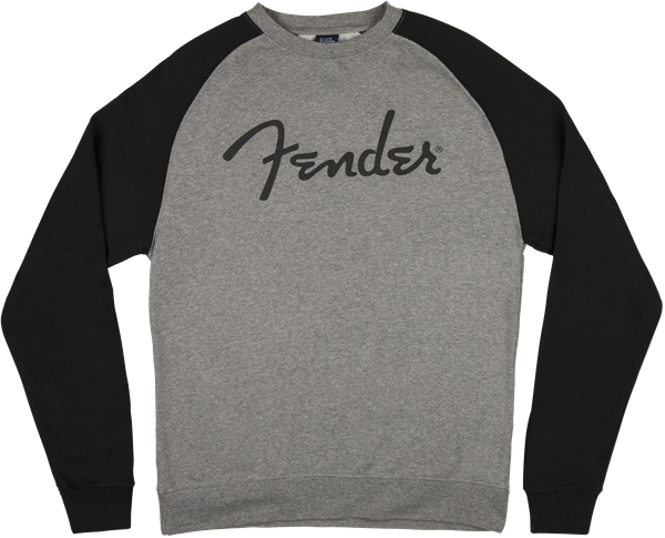 Fender Logo Pullover, Gray, Large
