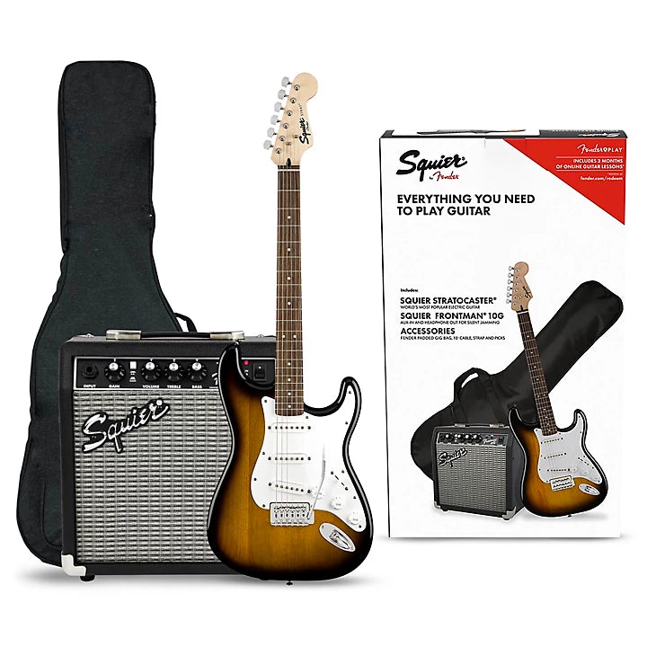 Squier by Fender Stratocaster Pack, Sunburst