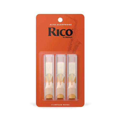 Rico Alto Sax Reeds, Strength 2.5, 3-Pack