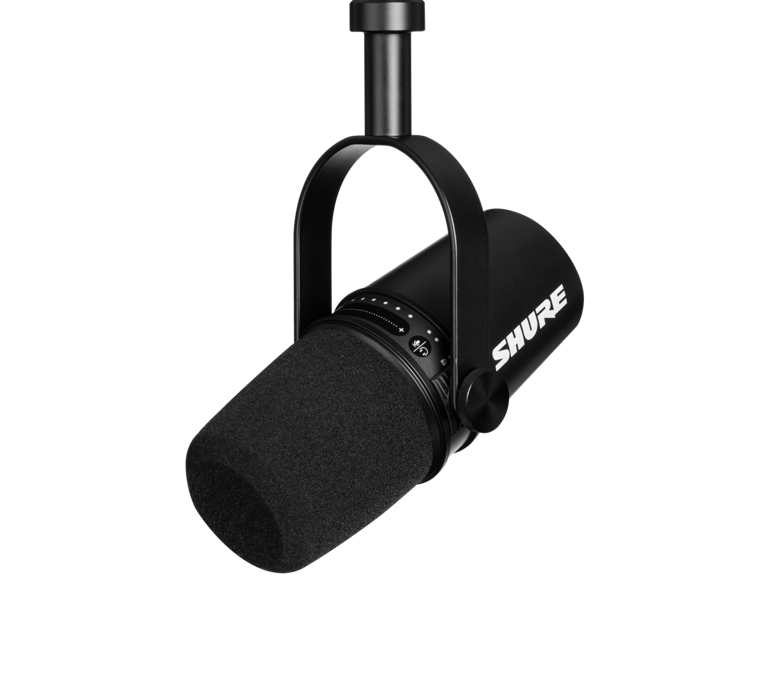 Shure MV7 USB Podcast Microphone, Black