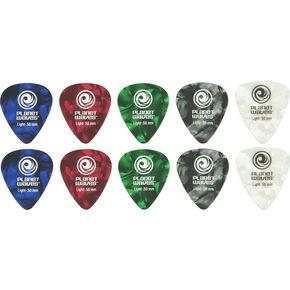 Planet Waves Standard Celluloid Pearl Picks GREEN - 10 Pack