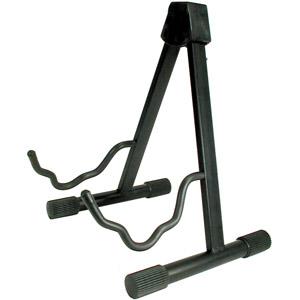 Profile A Black guitar stand with rubber padded support
