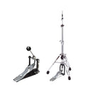 USED Gibraltar 6711S 6000 Series Double Chain Drive Bass Drum Pedal AND Gibraltar 6707 6000 Series Double Braced Hi Hat Stand (Set)