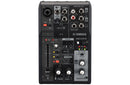 Yamaha AG03MK2 Mixeur USB Audio Loopback 3 Canaux pour Streaming en Direct - Noir 