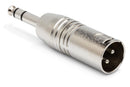 Hosa XLR3M To 1/4 TRS Adapter