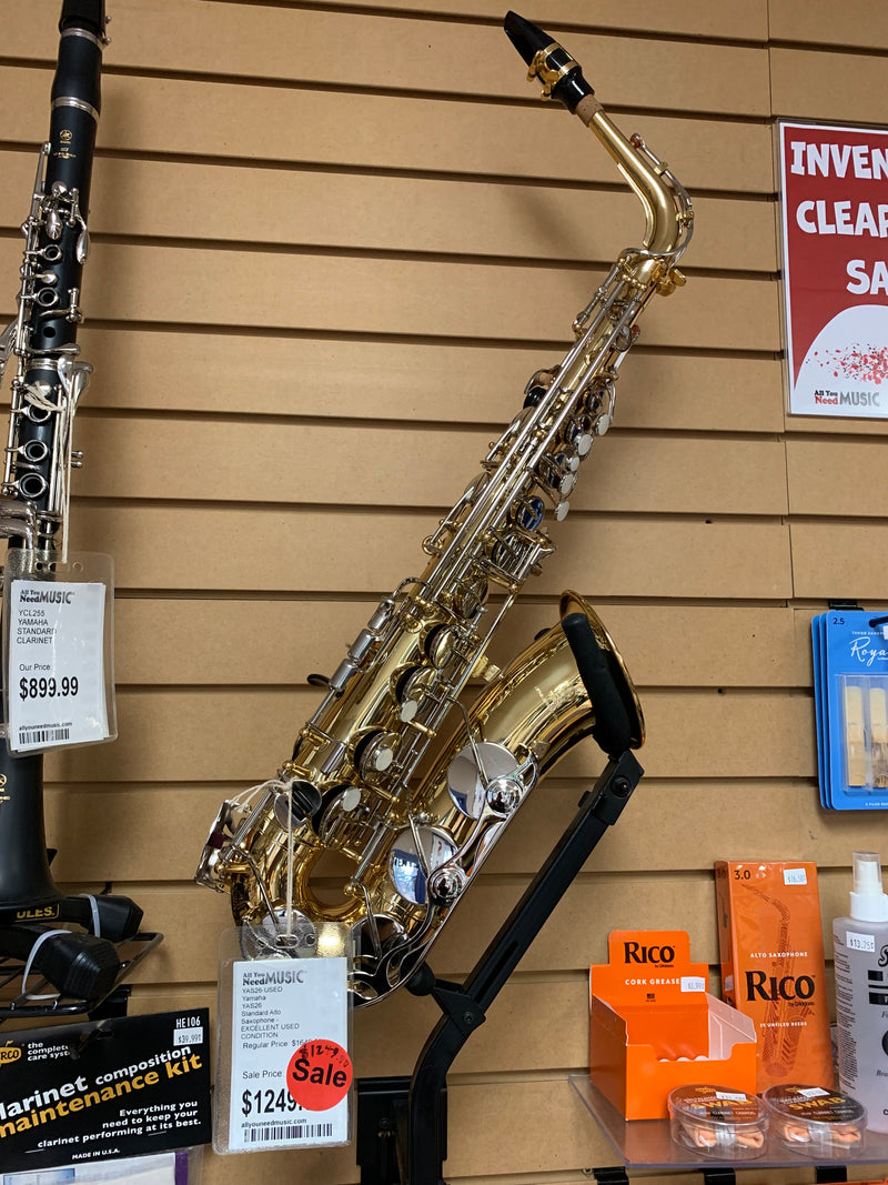Saxophone alto standard Yamaha YAS26 - ÉTAT D'USAGE EXCELLENT 
