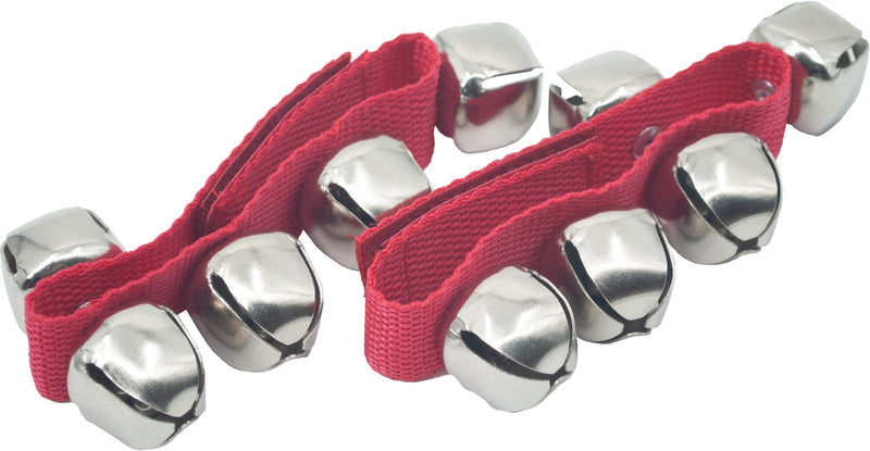 Mano Percussion Wrist Bells - Red (Pair)