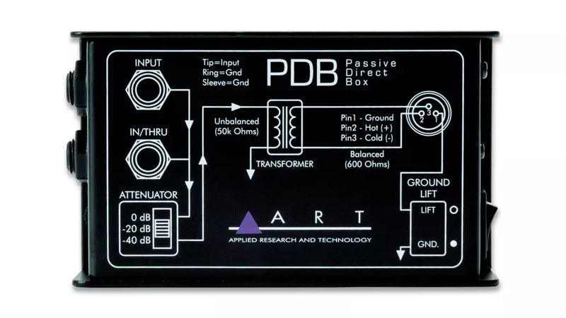 ART Pro Audio PDB Passive Direct Box