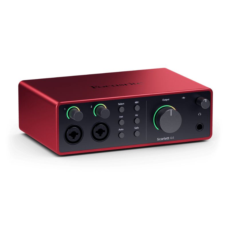 Interface d'enregistrement USB Focusrite Scarlett 4i4 4ème génération 4 entrées / 4 sorties 