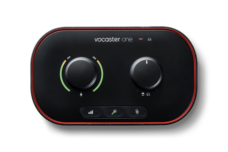 Focusrite VOCASTER-ONE Podcast Audio Interface With USB-C (1-in / 2-out)