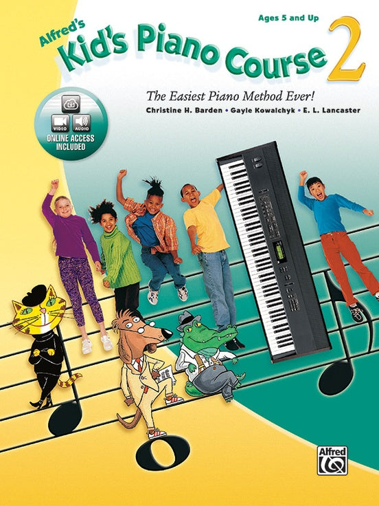 Alfred's Kid's Piano Course 2 - Book & Online Audio