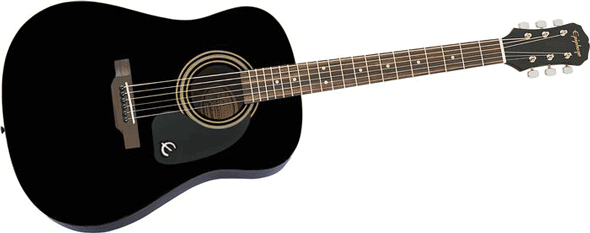 USED Epiphone Songmaker DR-100 Acoustic Guitar, Black