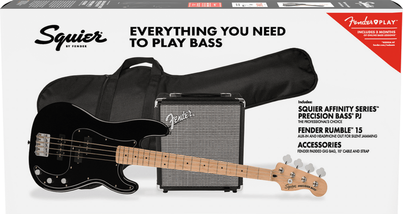 PREVIOUSLY RENTED Squier Affinity Series Precision Bass PJ Pack