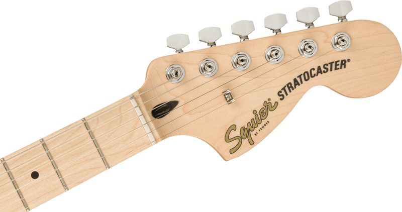 Squier Affinity Series Stratocaster Electric Guitar, Maple Fingerboard, Black