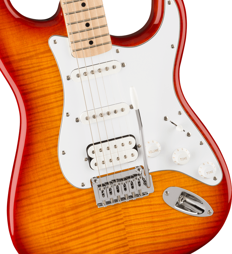 Squier Affinity Series Stratocaster FMT HSS - Maple, Sienna Sunburst