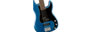 Basse Precision PJ Squier par Fender Affinity Series, Touche en laurier, Bleu Lake Placid 