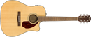 Fender CD-140SCE Dreadnought Acoustic Electric Guitar with Case