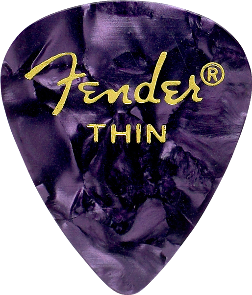 Fender 351 Shape Premium Celluloid Pick, Thin 12-Pack