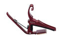 Kyser Quick Change Capo for Acoustic Guitar, Red