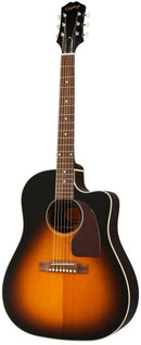 Epiphone Masterbilt J-45 Cutaway Acoustic Electric Guitar, Vintage Sunburst