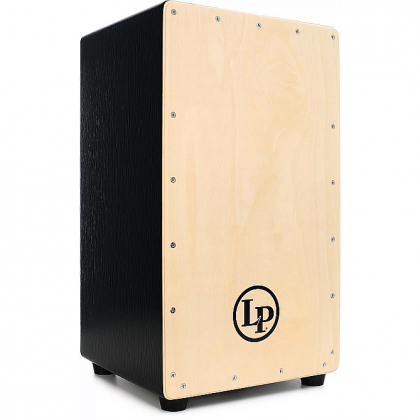Latin Percussion LP1428NYN Black Box Wire Cajon With Natural Faceplate