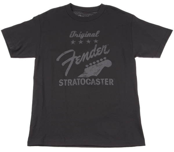 Fender Original Strat T-Shirt, Charcoal, XL