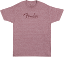 Fender Spaghetti Logo T-Shirt, Wine, Medium