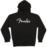 On-Sale! Fender® Spaghetti Logo Hoodie, Black, M