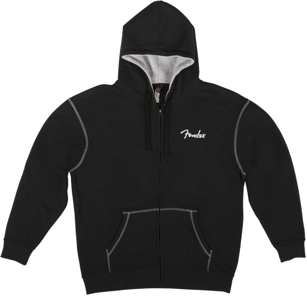 Fender hoodie zipper discount