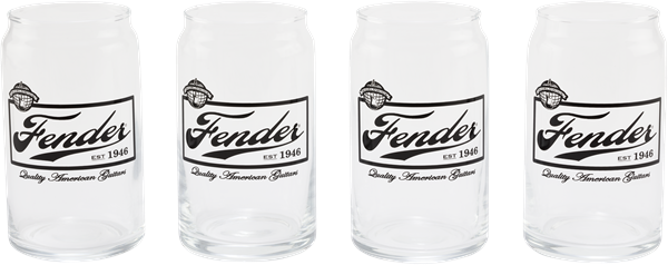 Fender 16oz Beer Can Glasses