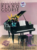 Alfred's Basic Adult Piano Course, Lesson Book 1 - Book & DVD
