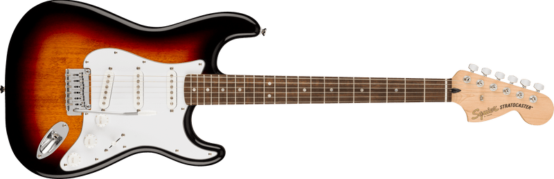 Serfinity Series Stratocaster Stratocaster Guitare électrique, Touche de laurier, Sunburst à 3 couleurs