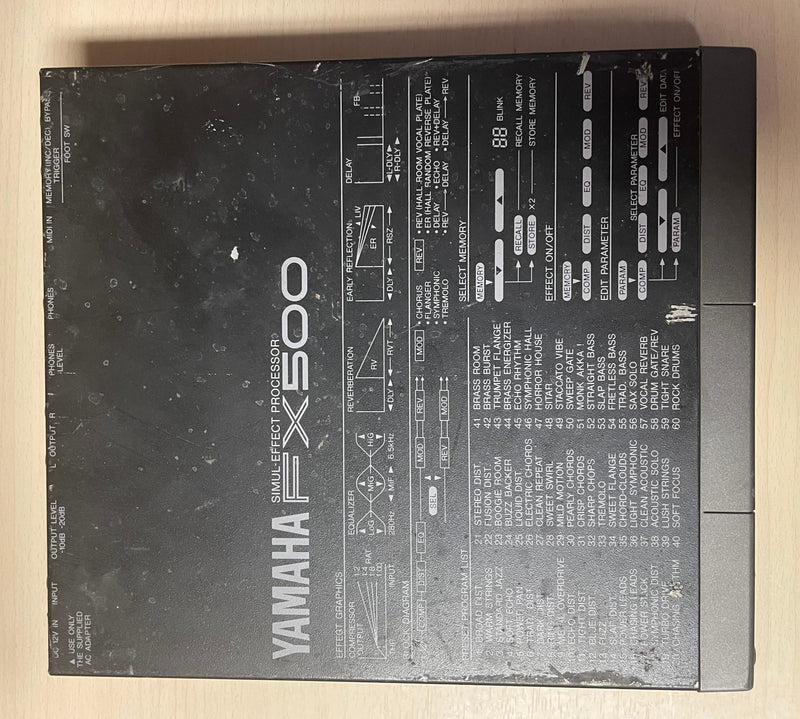 Used Yamaha FX500 Simul-Effect Processor