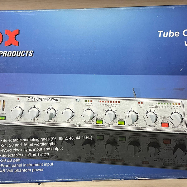 GENTLY USED DBX 376 Tube Channel Strip with Digital Out