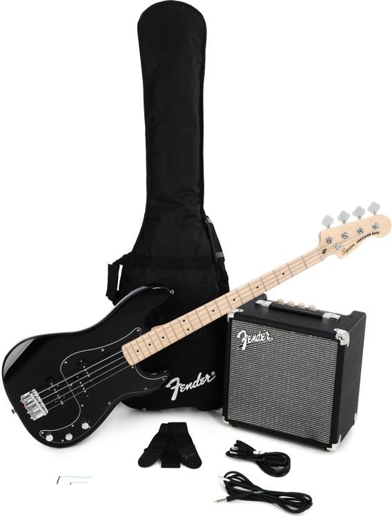 Squier Affinity Precision Bass Guitar Pack Rental - Student Standard