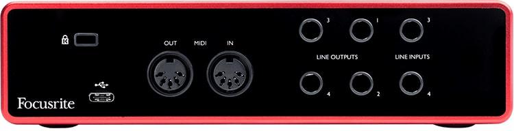 Focusrite 4 In /4 Out USB Recording Interface