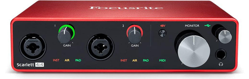 Focusrite 4 In /4 Out USB Recording Interface