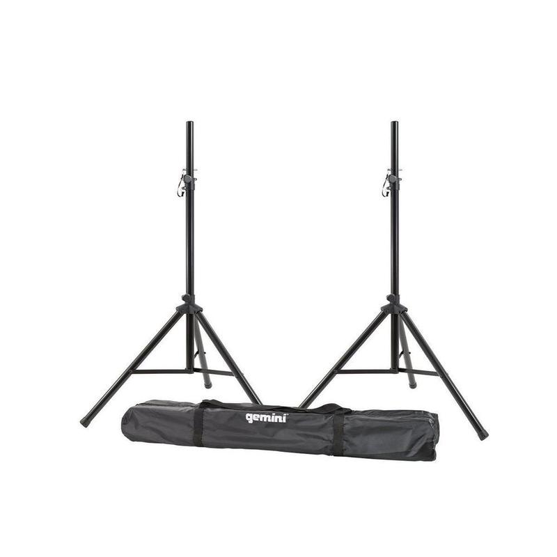Gemini 2x Tripod Speaker Stands With Carry Bag