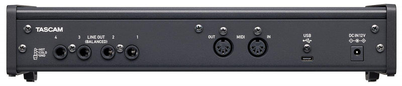 Tascam 4-in / 4-out USB-C Audio Interface
