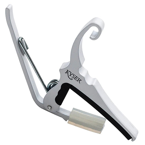 Kyser Quick Change Capo for Acoustic Guitar, White