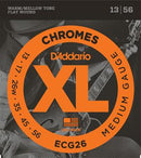 D'Addario ECG26 Chromes Medium Gauge Electric Guitar Strings