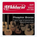 D'Addario EJ17 Phosphor Bronze Medium Acoustic Strings