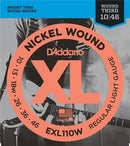 D'Addario EXL110W Nickel Regular Light Wound 3rd Electric Guitar Strings