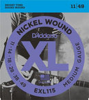 D'Addario EXL115 Nickel Blues/Jazz Electric Guitar Strings