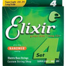 Elixir Nanoweb Super Light Electric Bass Strings