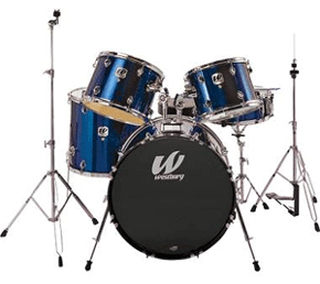 Westbury 565 Studio Drum Set with hardware Black Sparkle - All You Need Music