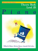 Livre de théorie 1B de la bibliothèque de piano de base d'Alfred 